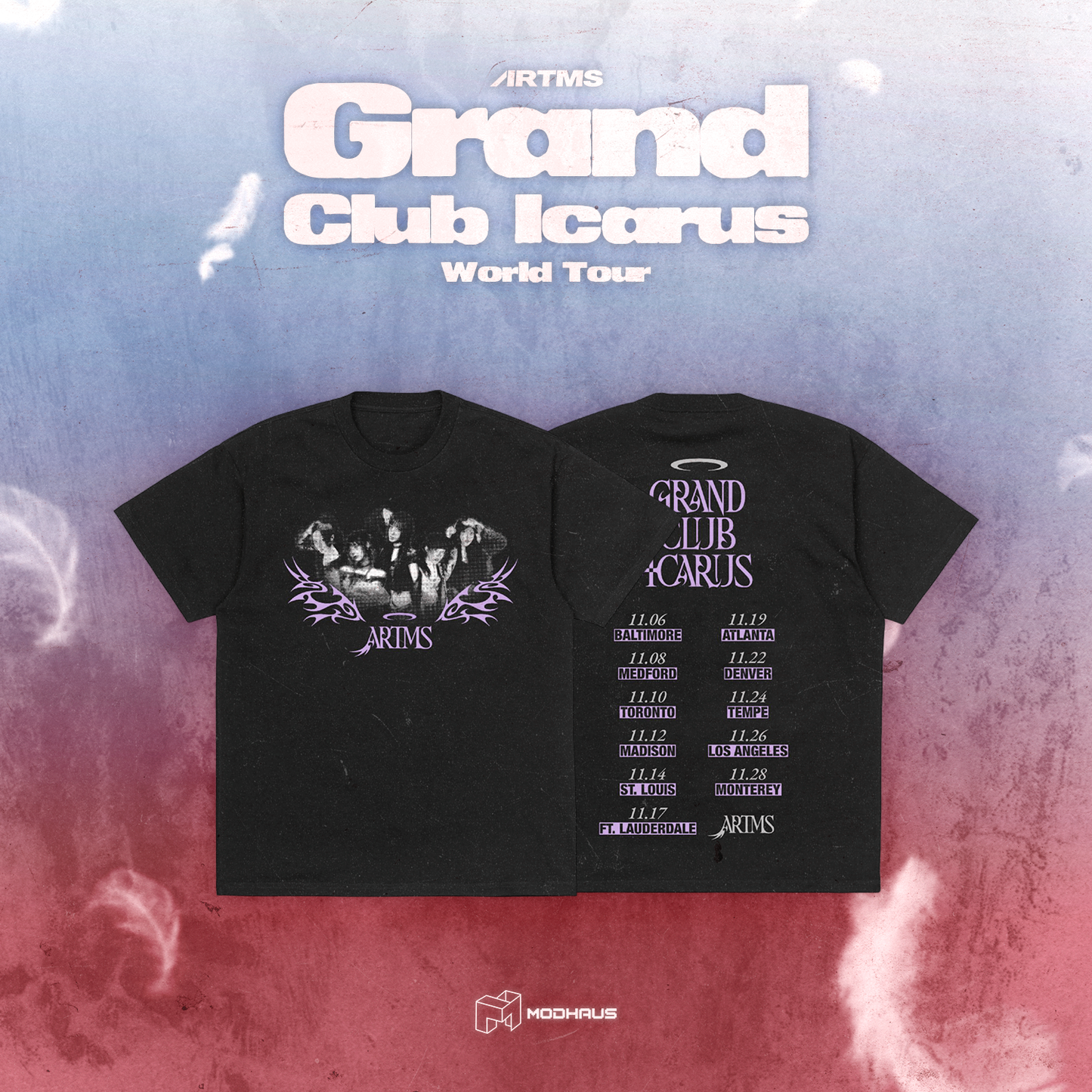 [PRE-ORDER] ARTMS ‹Grand Club Icarus Tour› T-Shirt